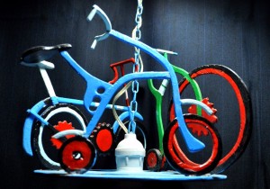 Bisikletli Avize - Light Fixture the Bicycles